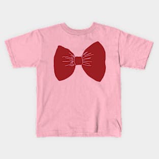 Red Bow Ribbon Kids T-Shirt